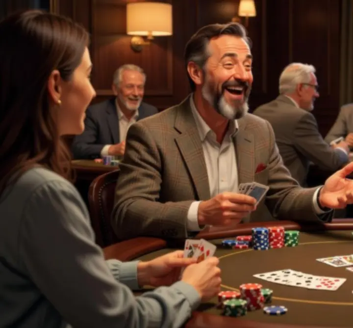 Hosté během pokerového eventu v České republice u několika stolů